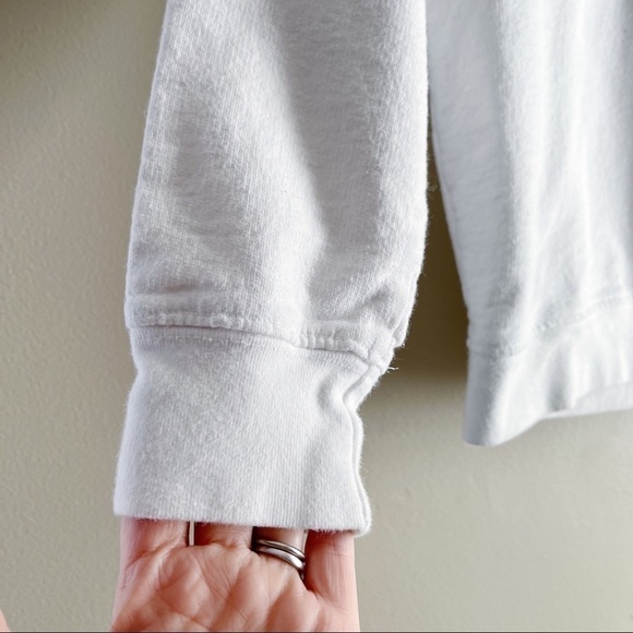 J.Crew x Charity:‎ Water "Eau Yes" Crewneck Sweatshirt in White, Size XS - Picture 7 of 12